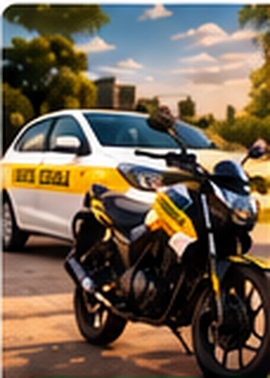 Carro e moto para Categoria AB